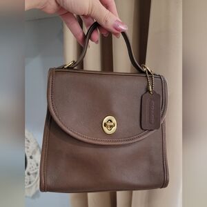 HTF Vintage Coach Regina in Taupe